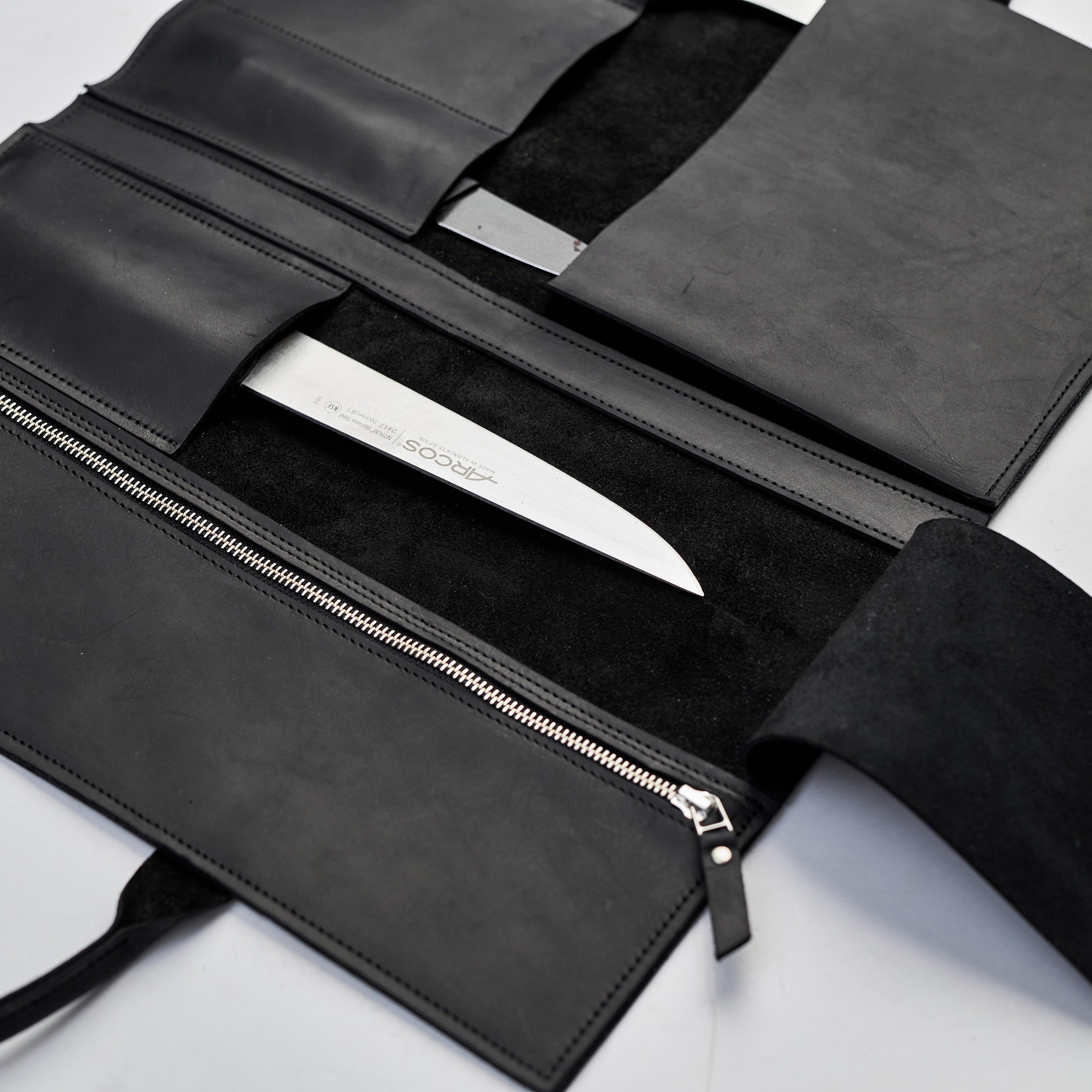 Personalized 4-Slot Folding Knife Bag