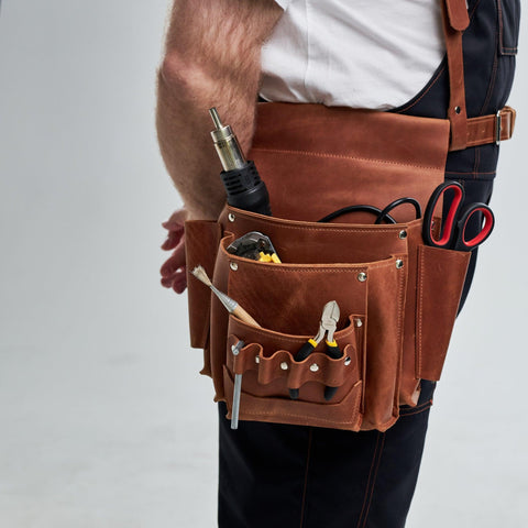 Leather Carpenter Tool Belt - Pikore