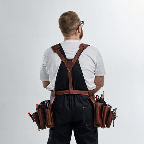 Leather Carpenter Tool Belt - Pikore