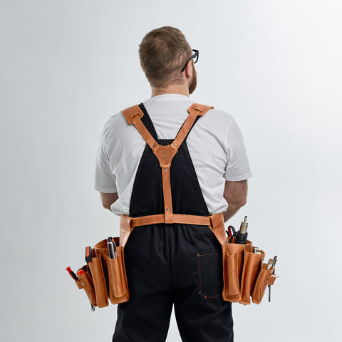 Leather Carpenter Tool Belt - Pikore