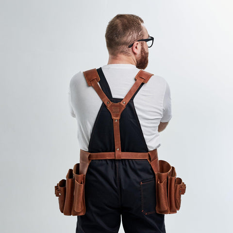 Leather Carpenter Tool Belt - Pikore