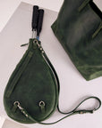 Leather Squash Bag with Racket Holder