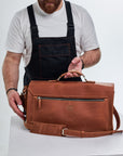 Leather tool bag
