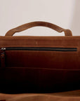 Leather Tennis Bag with Racket Holder