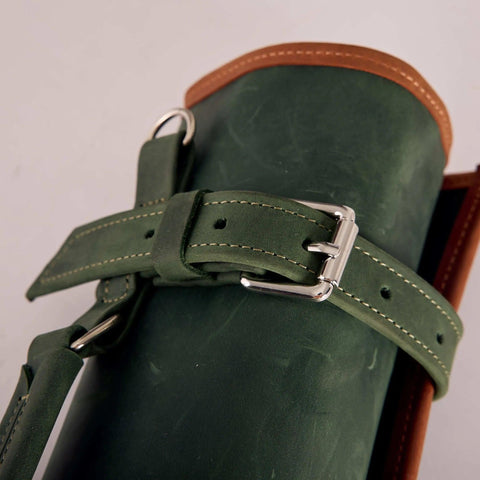 Premium Leather Knife Roll Bag