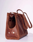 Leather Dog Travel Bag - Pikore