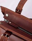 Leather Dog Travel Bag