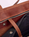 Leather Dog Travel Bag