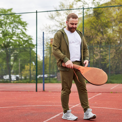 Leather Tennis Bag - Pikore