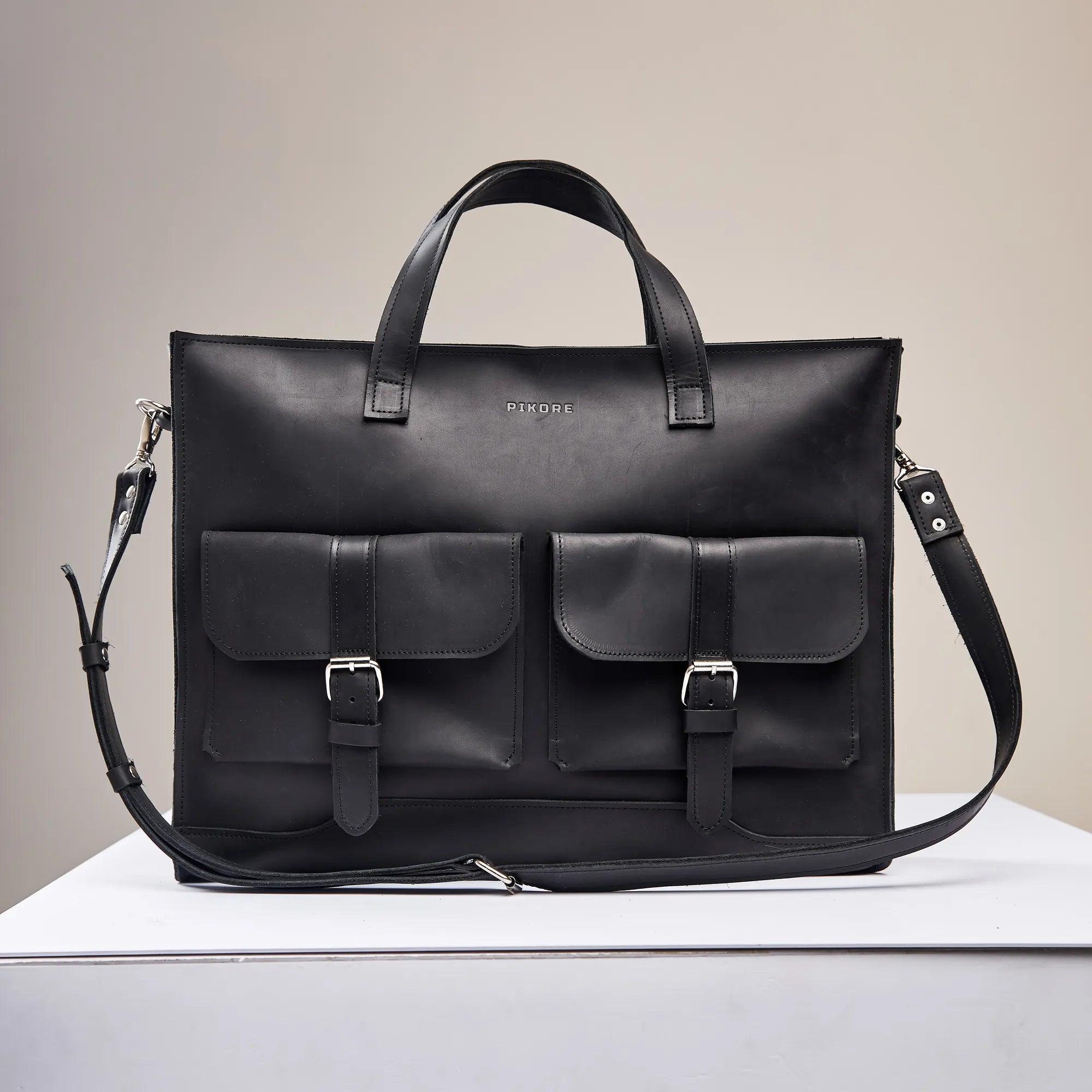 Carryall Leather Bag - Pikore
