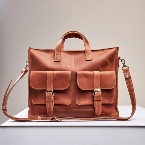 Carryall Leather Bag - Pikore