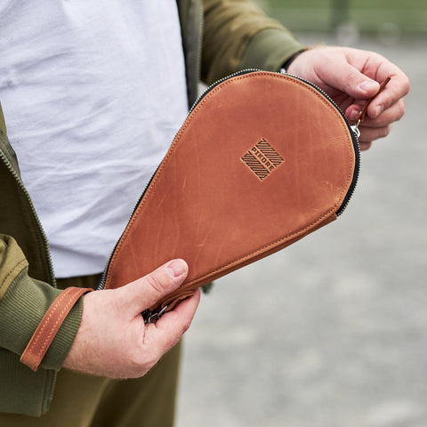 Leather Ping Pong Case - Pikore