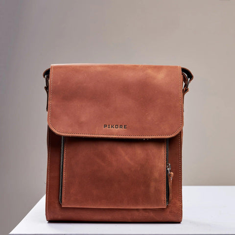 Satchel Leather Bag - Pikore