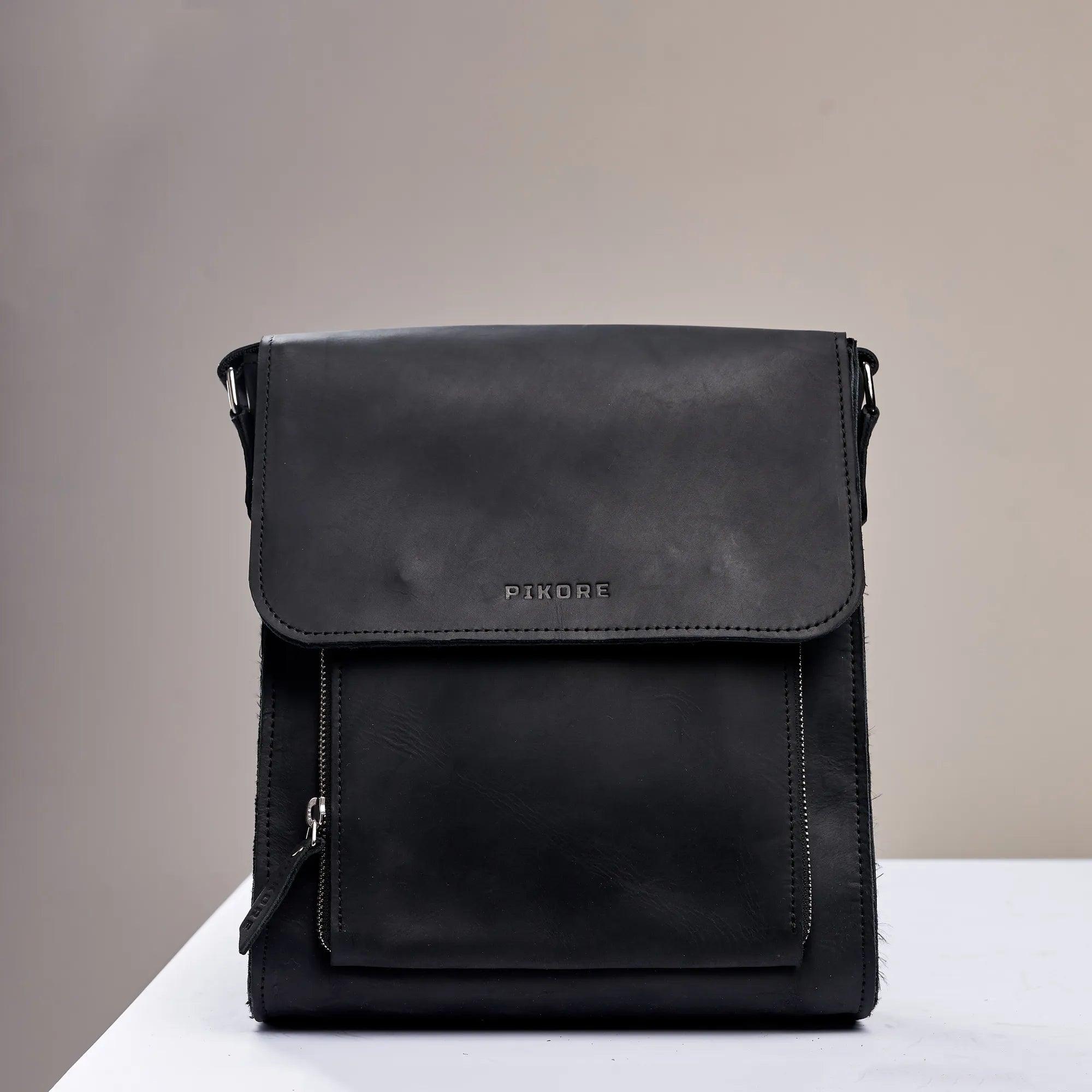 Satchel Leather Bag - Pikore