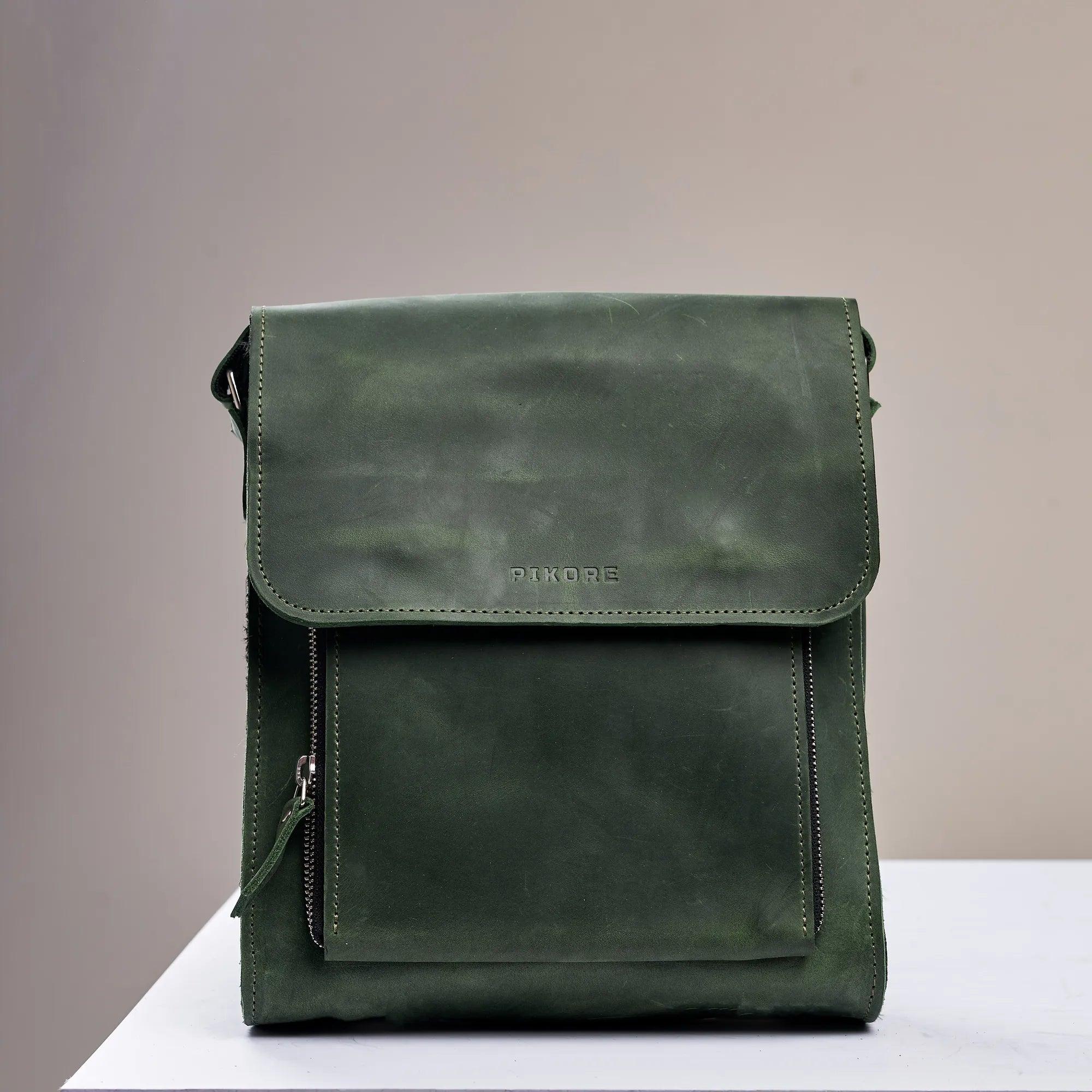 Satchel Leather Bag - Pikore