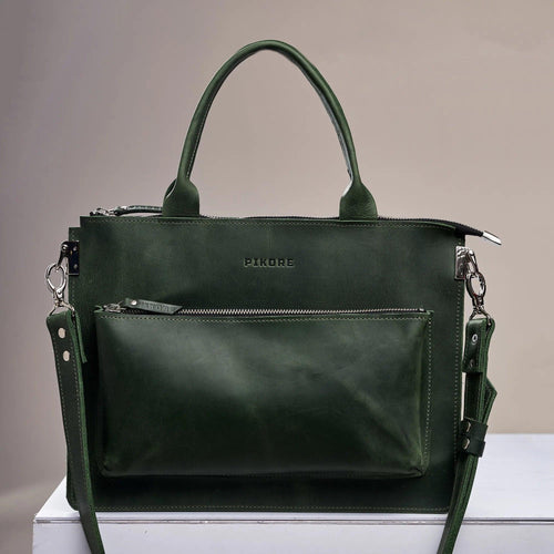 Green Laptop Bag - Pikore
