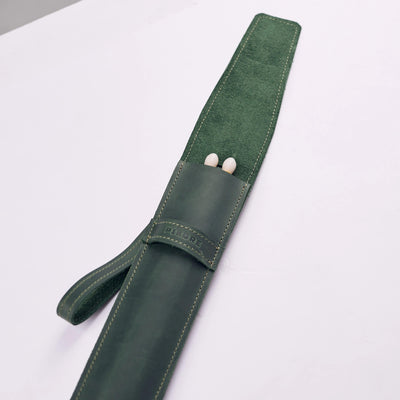 Personalized Leather Drum Stick Bag - Pikore