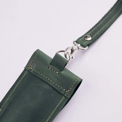 Personalized Leather Drum Stick Bag - Pikore