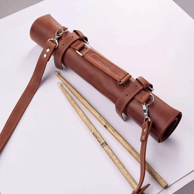 Leather Drumstick Roll Bag - Pikore