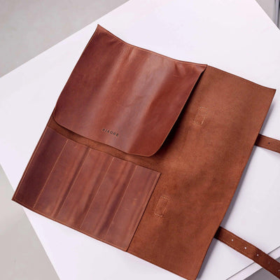 Leather Drumstick Roll Bag - Pikore
