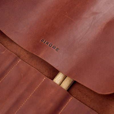 Leather Drumstick Roll Bag - Pikore