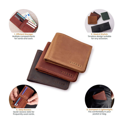 Leather Wallet - Pikore