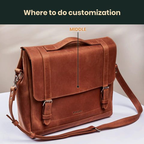 Messenger Leather bag - Pikore