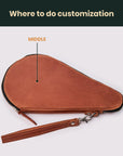 Leather Ping Pong Case - Pikore