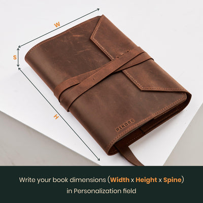 Leather Book Cover - Pikore
