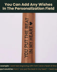 Personalized Leather Drum Stick Bag - Pikore