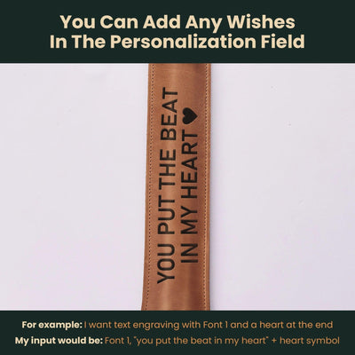 Personalized Leather Drum Stick Bag - Pikore