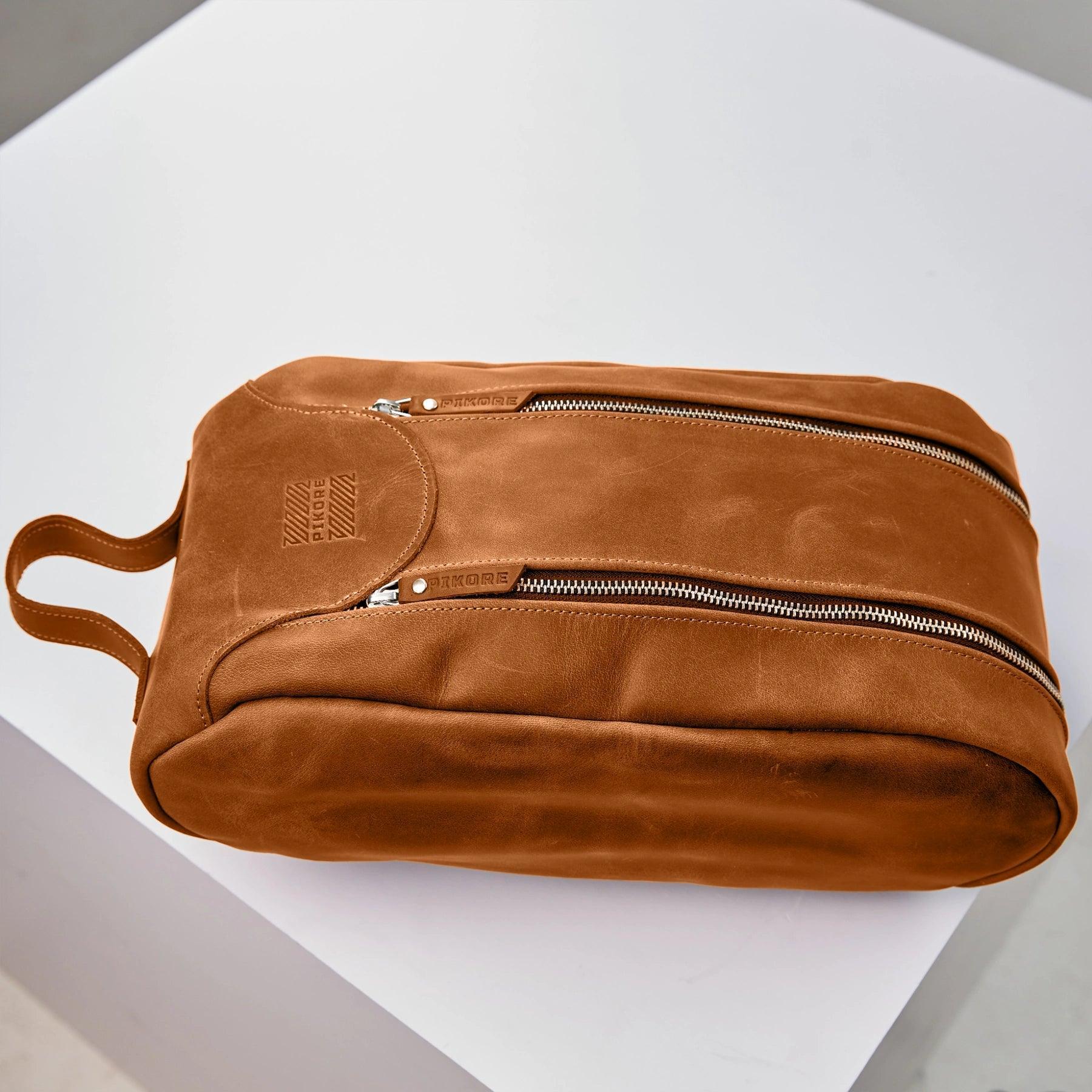 Leather Shoe Bag