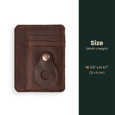 Airtag Wallet Size Banner