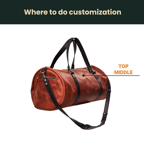 Leather duffle bag - Pikore