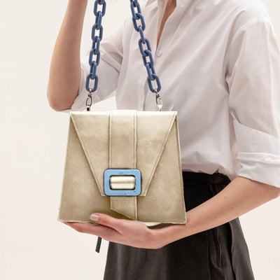 Beige Chain Bag