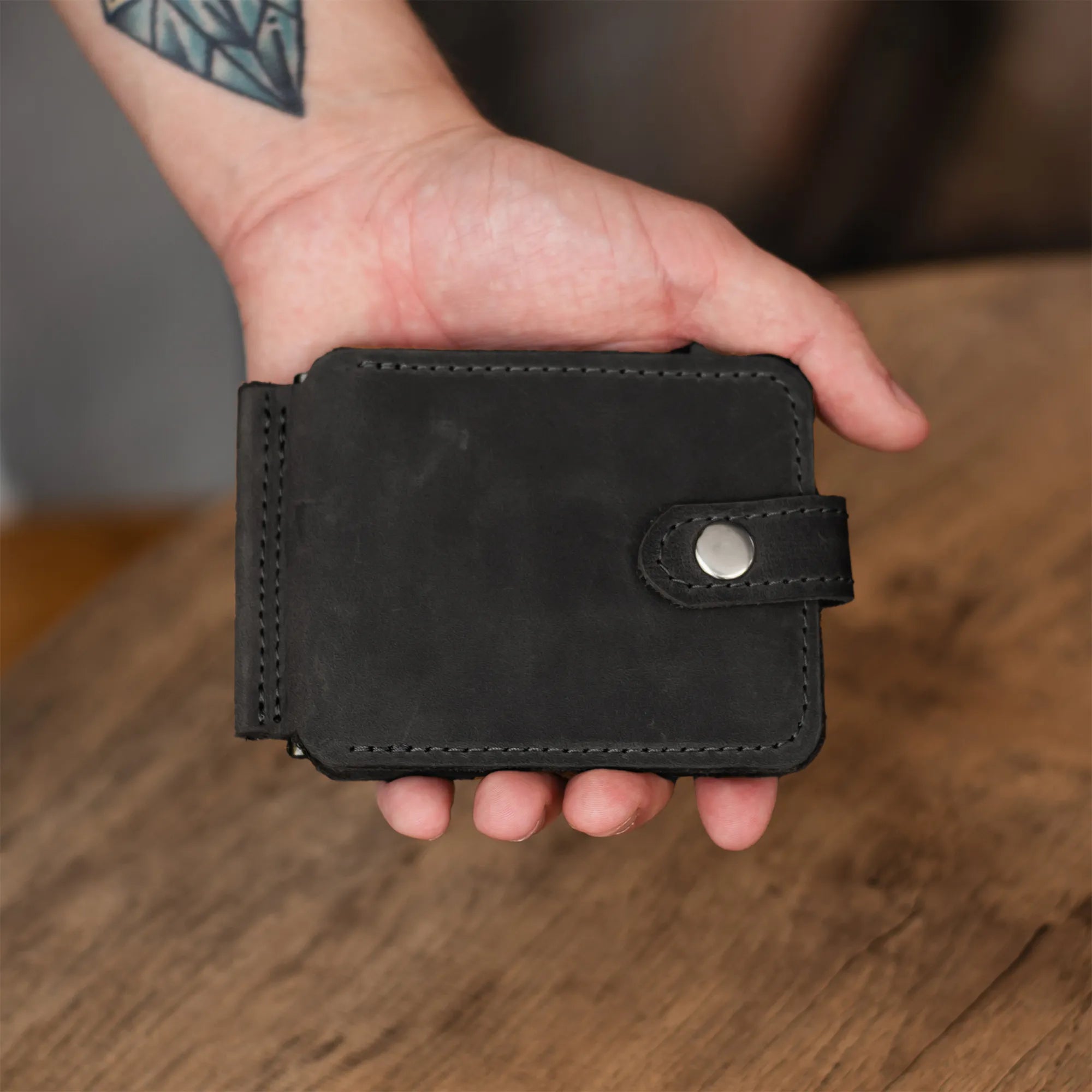 Bifold Wallet with Money Clip