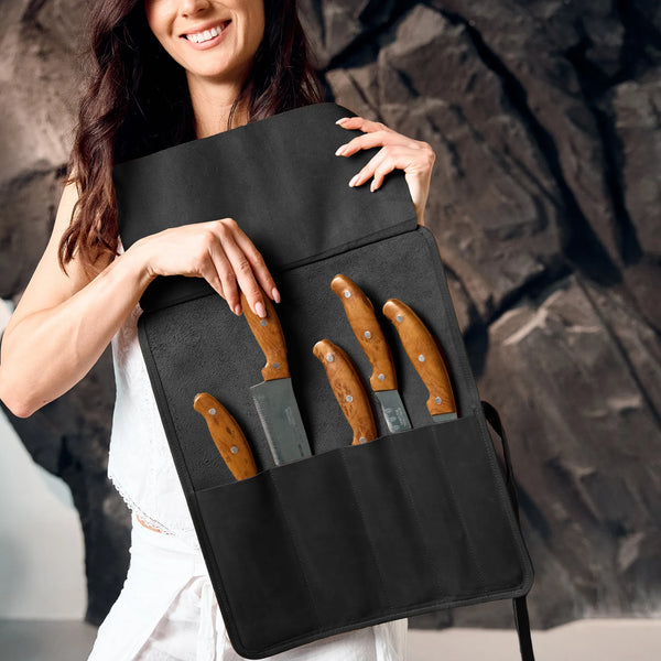 Black Knife Roll Case