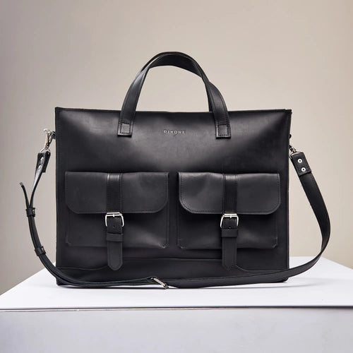 Black Laptop Messenger Bag