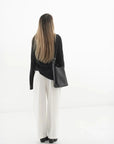 Black Leather Shoulder Bag