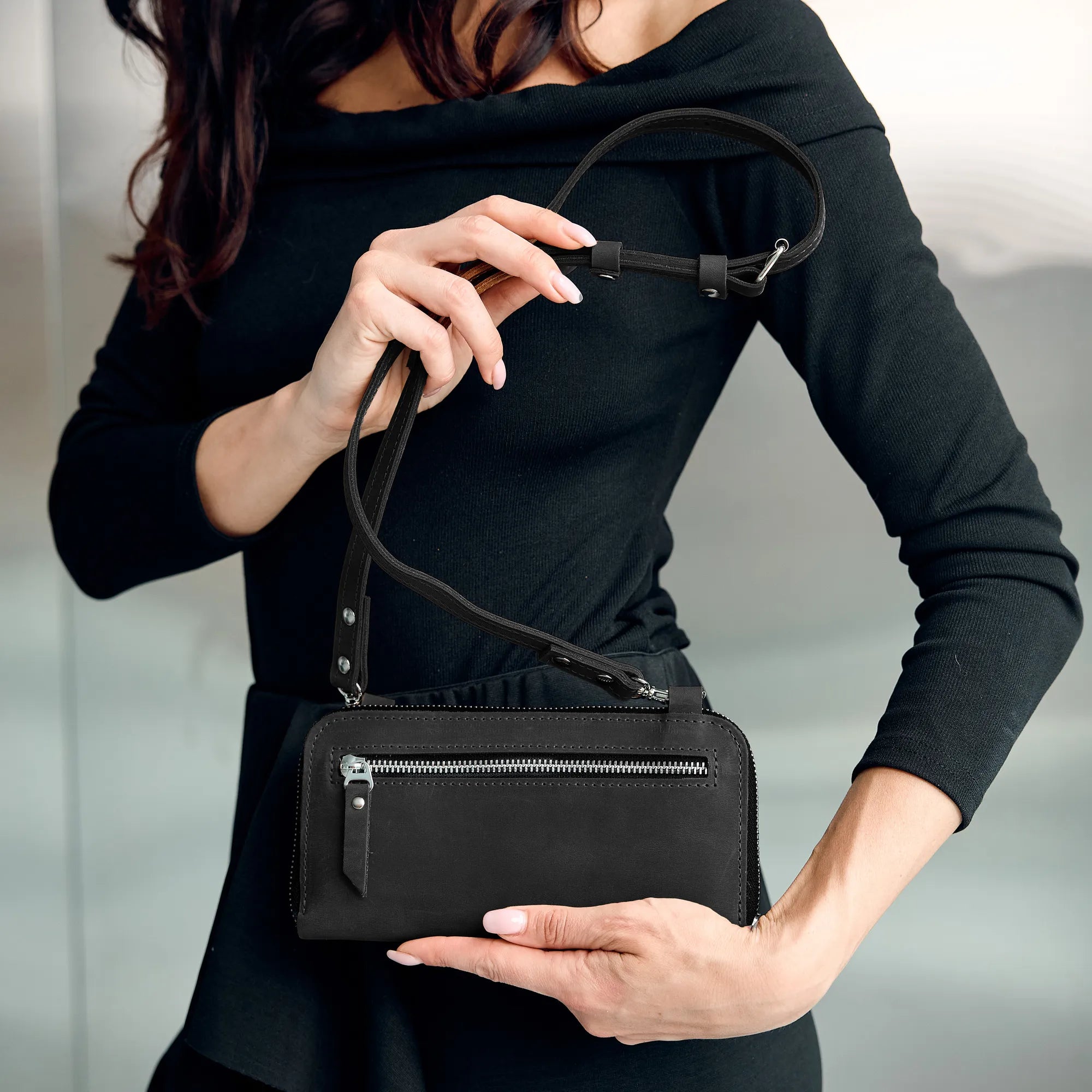 Black Wallet Bag