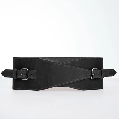 Black Wide Waist Belt