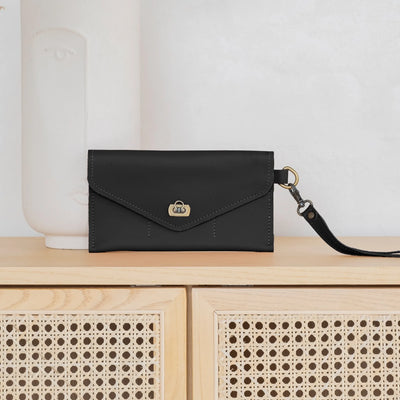 Black Wristlet Wallet