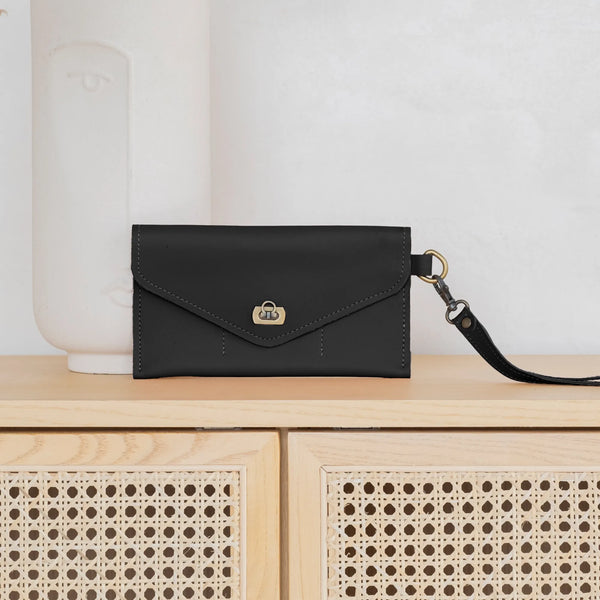 Black Wristlet Wallet