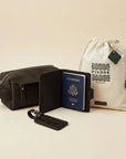 Passport Wallet & Luggage tag + Toiletry Bag