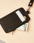 Brown Badge Holder