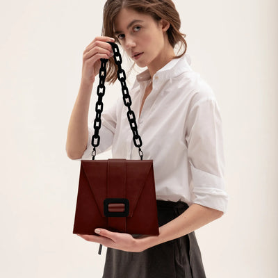 Brown Chain Bag