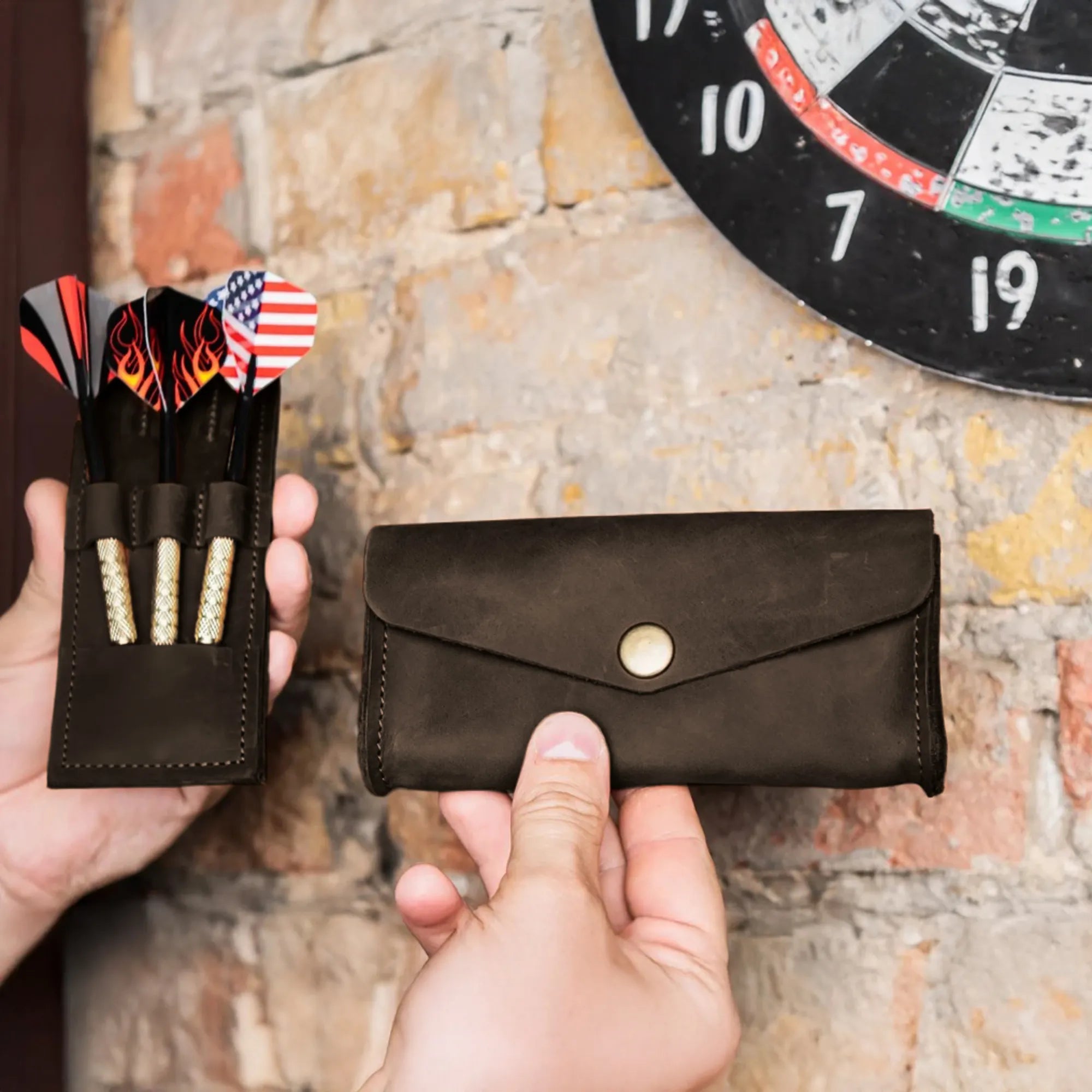 Brown Dart Case
