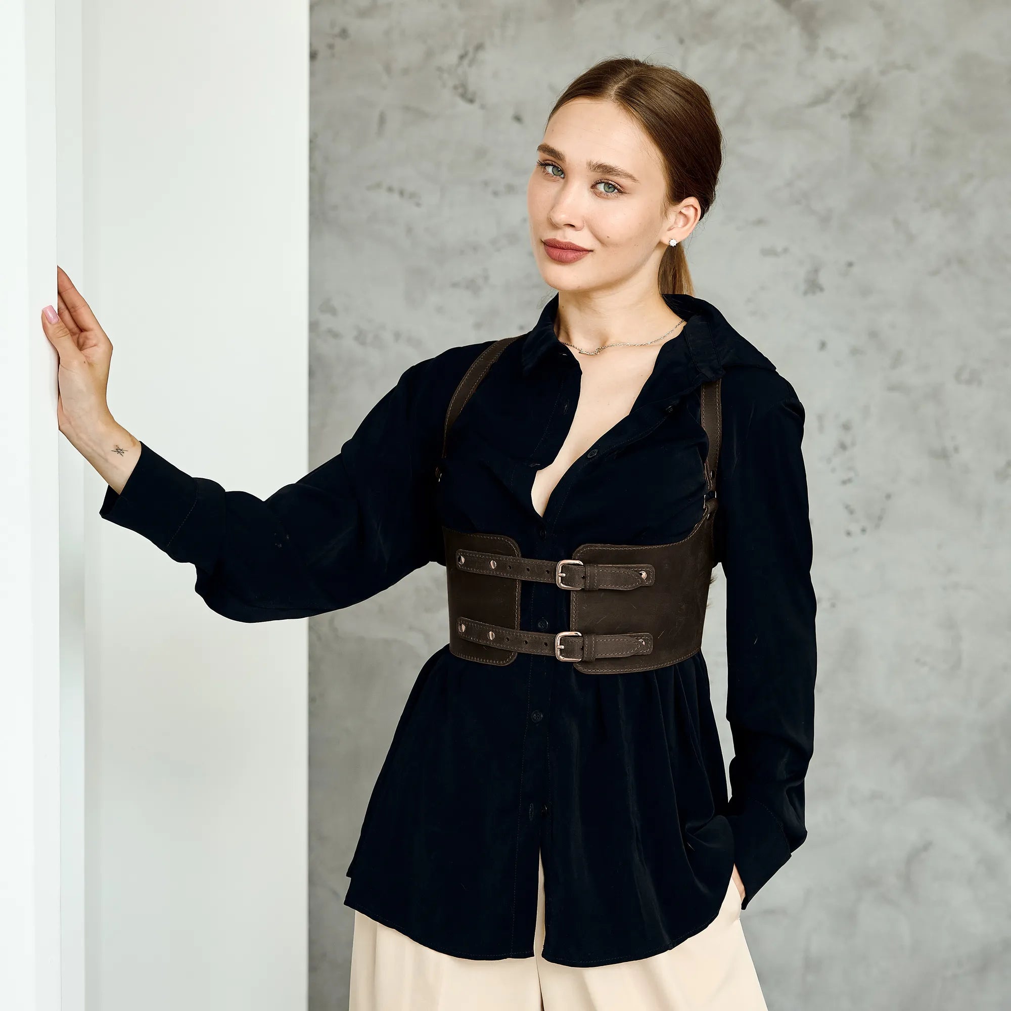 Brown Harness Belt