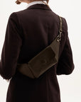 Brown Leather Belt Bag
