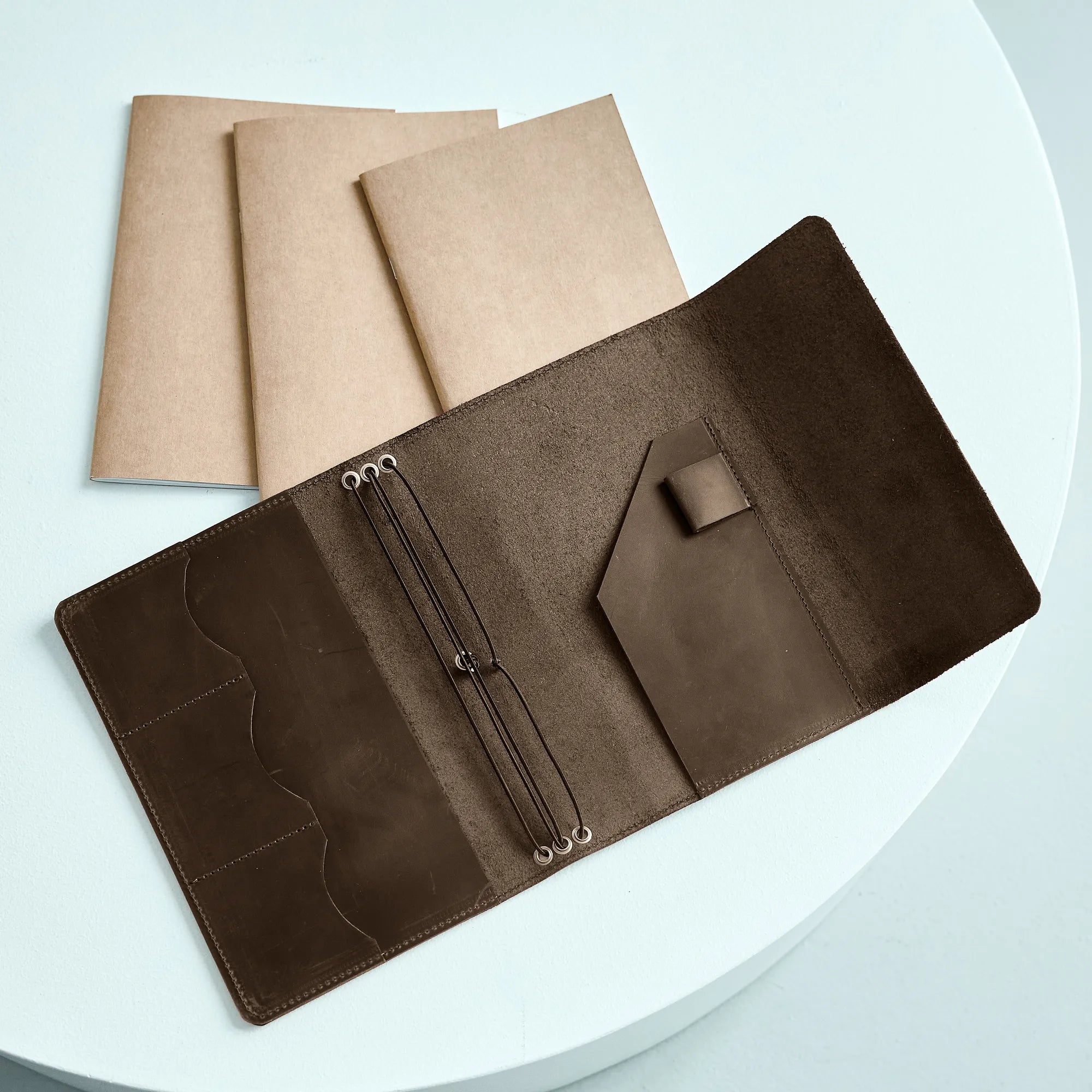 Brown Leather Notebook Cover